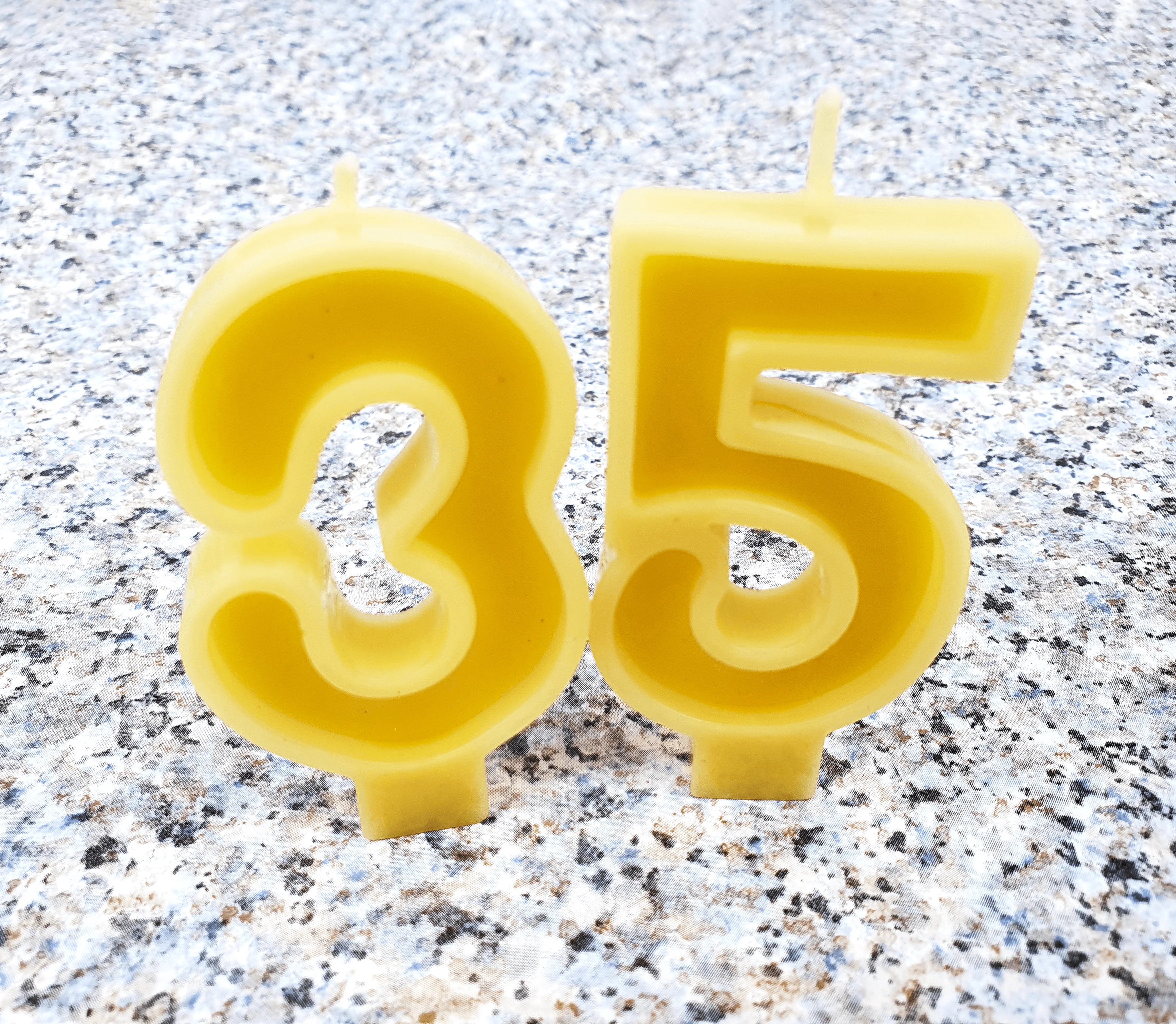 Wholesale Beeswax number candles 0 to 9, bees wax birthday candle, cake candles, numbers candle - Image 11
