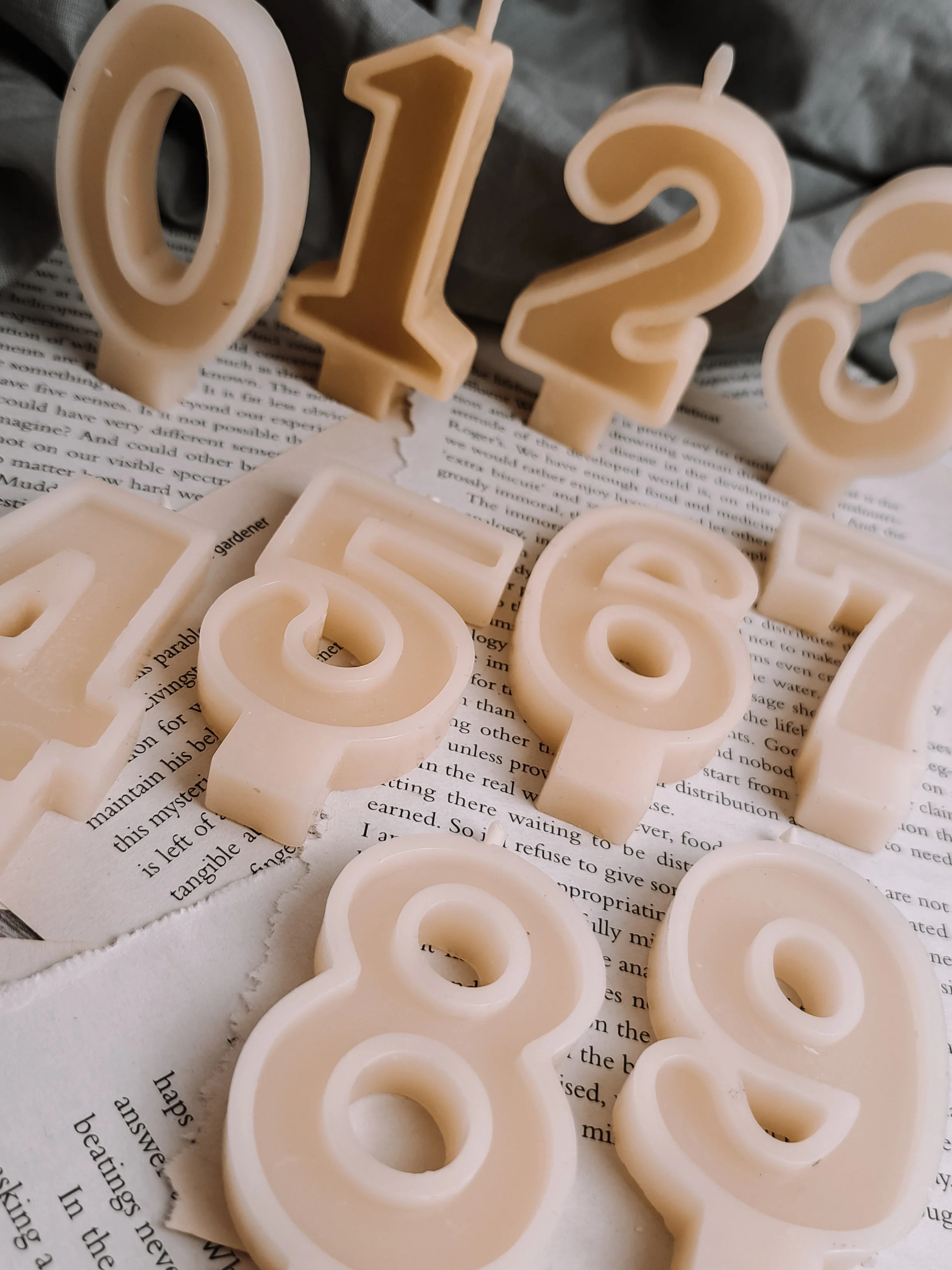 Wholesale Beeswax number candles 0 to 9, bees wax birthday candle, cake candles, numbers candle - Image 4