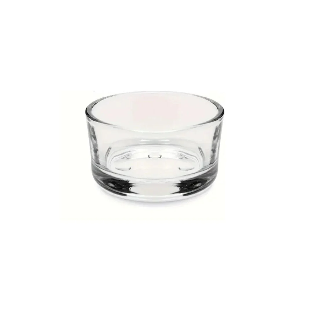 Elegant Clear Glass Tea Light Candle Holder - Image 4