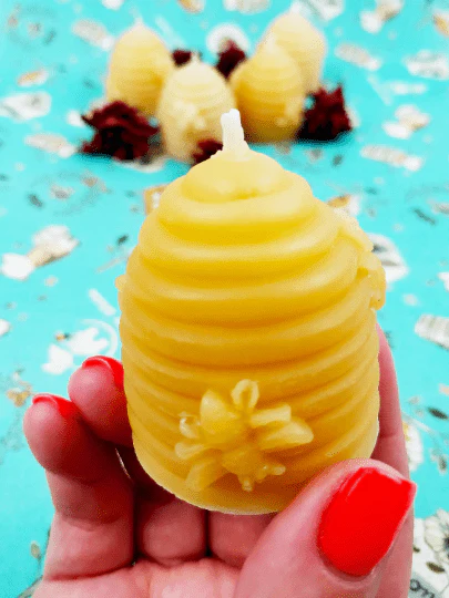 Wholesale Pure Beeswax candle , Beehive shape votive, natural candles - Image 3