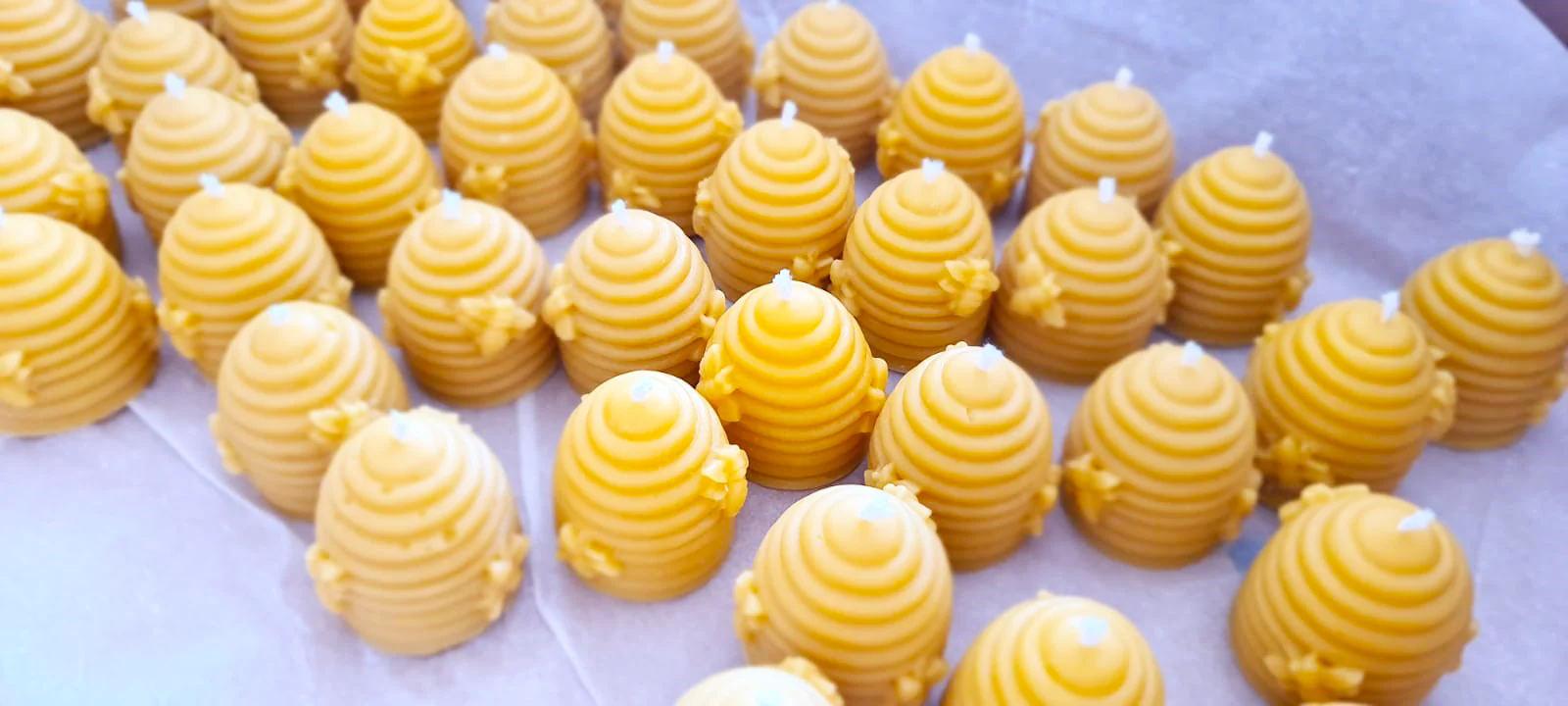 Wholesale Pure Beeswax candle , Beehive shape votive, natural candles - Image 4