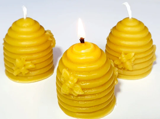 Wholesale Pure Beeswax candle , Beehive shape votive, natural candles - Image 6
