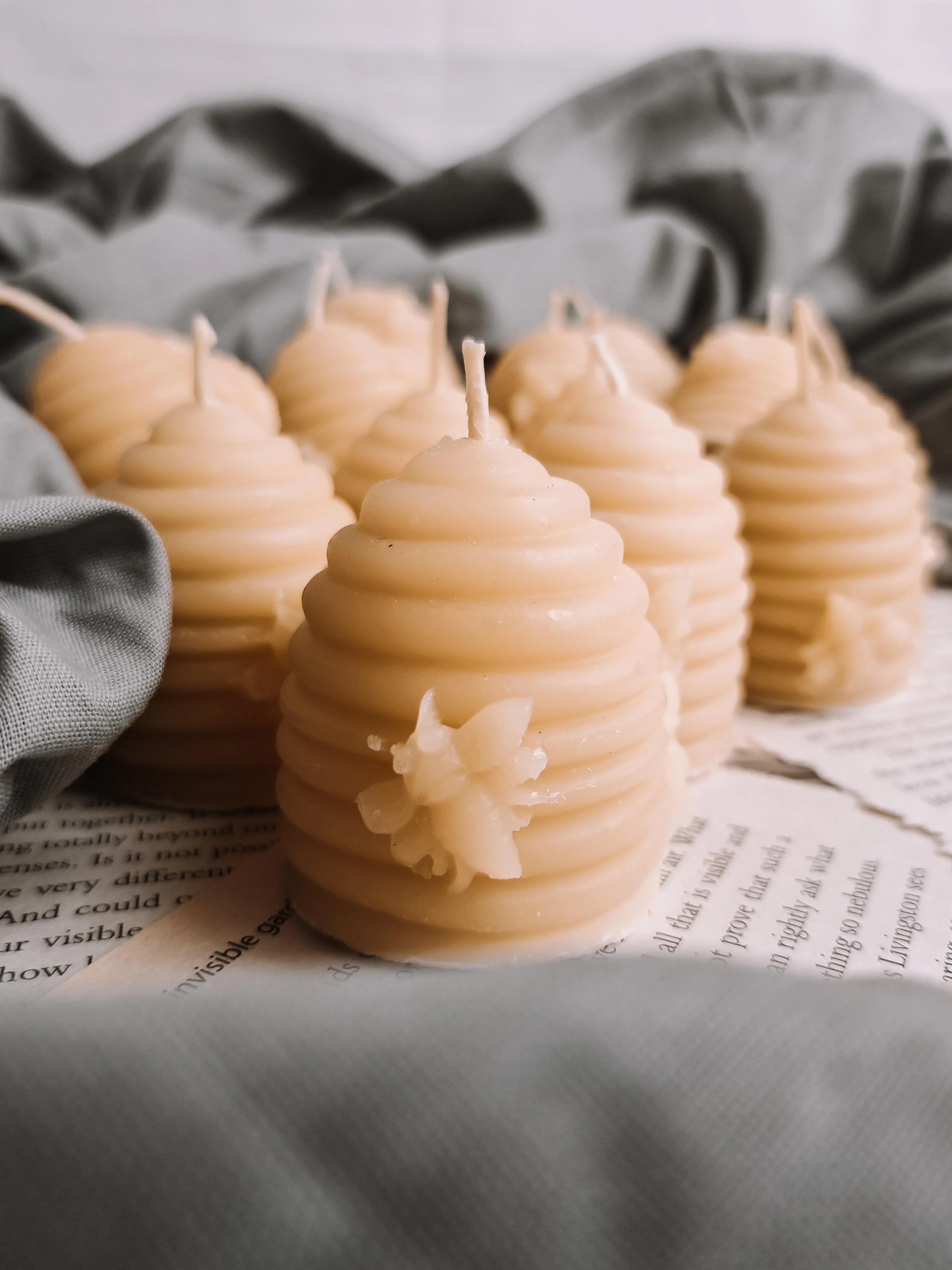 Wholesale Pure Beeswax candle , Beehive shape votive, natural candles - Image 9